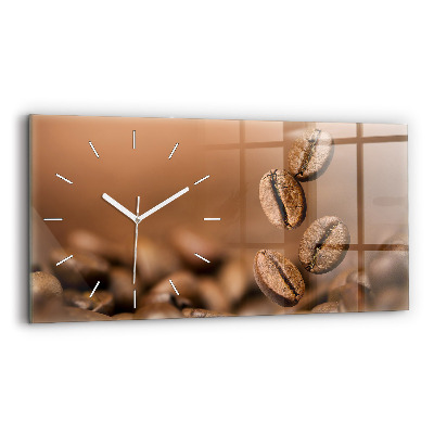 Horloge murale horizontale Couleurs abstraites