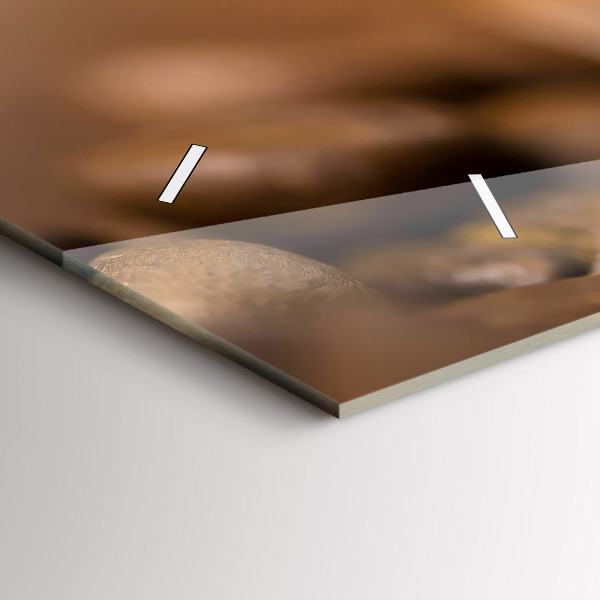 Horloge murale horizontale Couleurs abstraites