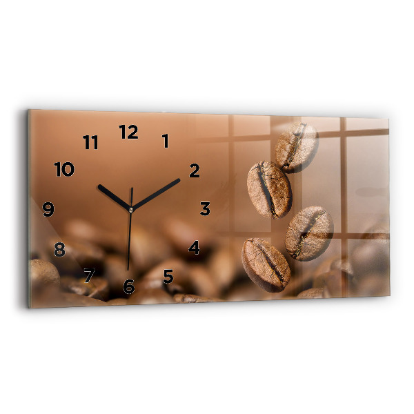Horloge murale horizontale Couleurs abstraites