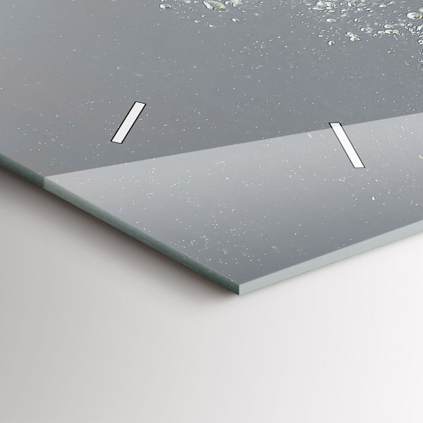 Horloge murale horizontale 'Agrumes dans l''eau'