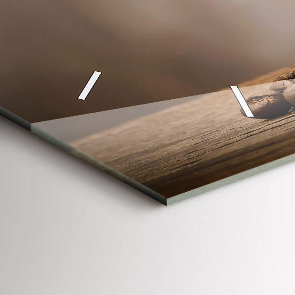 Horloge murale horizontale Une tasse de café