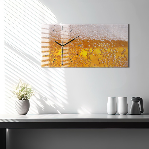 Horloge murale horizontale Bière