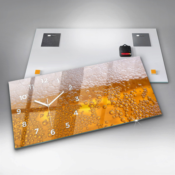 Horloge murale horizontale Bière