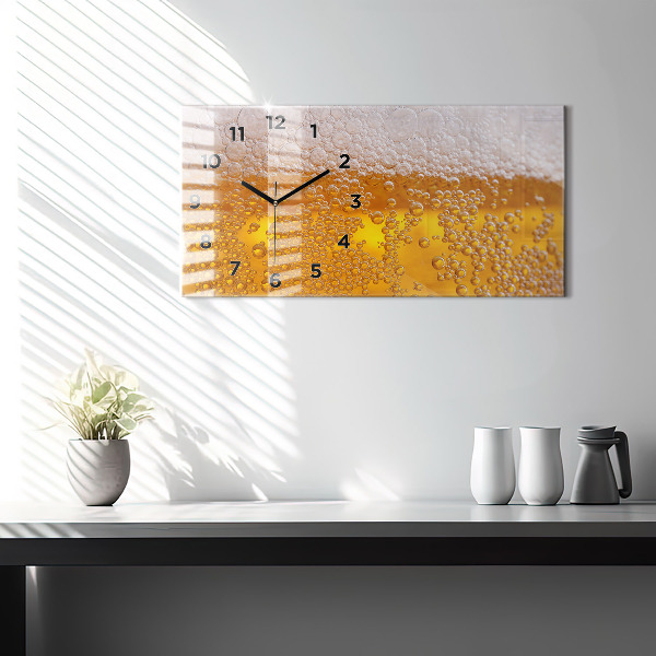 Horloge murale horizontale Bière