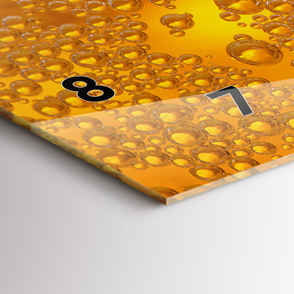 Horloge murale horizontale Bière