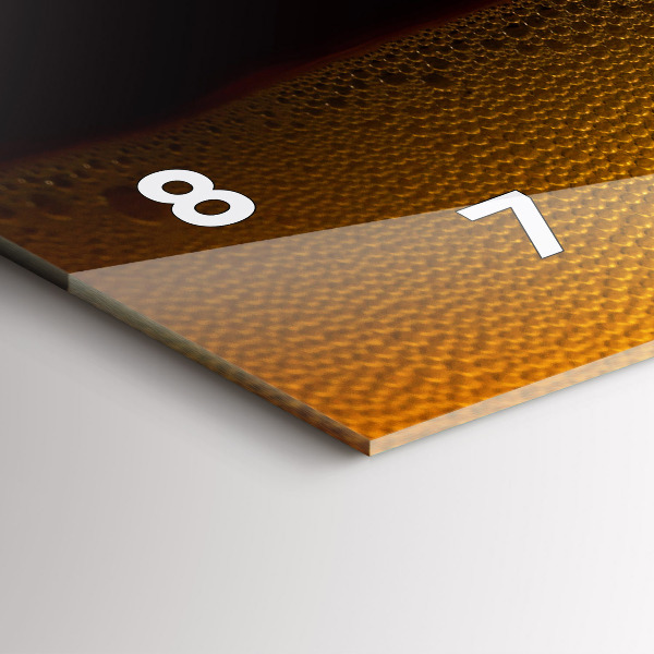 Horloge murale horizontale 'du jus d''orange'