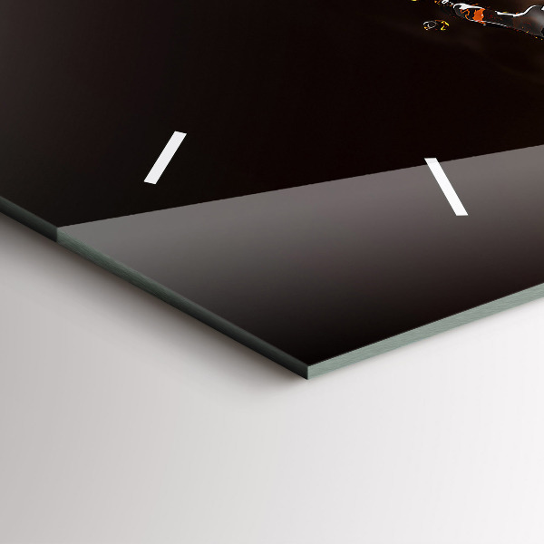 Horloge murale horizontale Café chaud