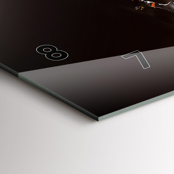 Horloge murale horizontale Café chaud