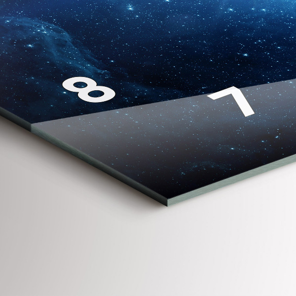 Horloge murale horizontale Terre et Galaxie – NASA