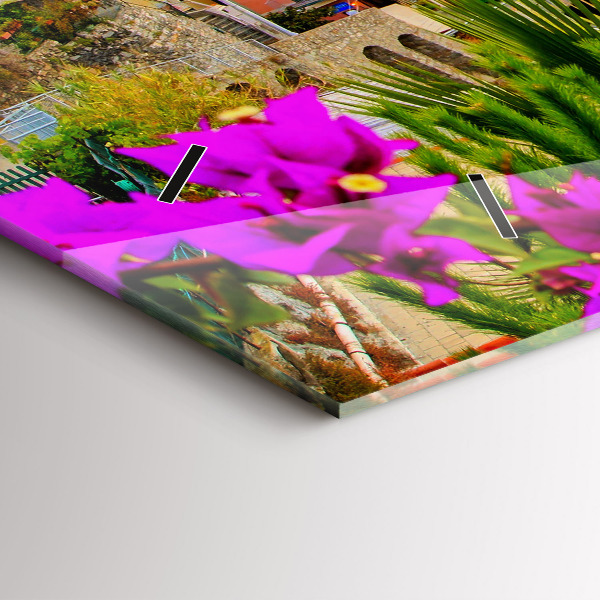 Horloge rectangulaire horizontale Côte des Cinque Terre