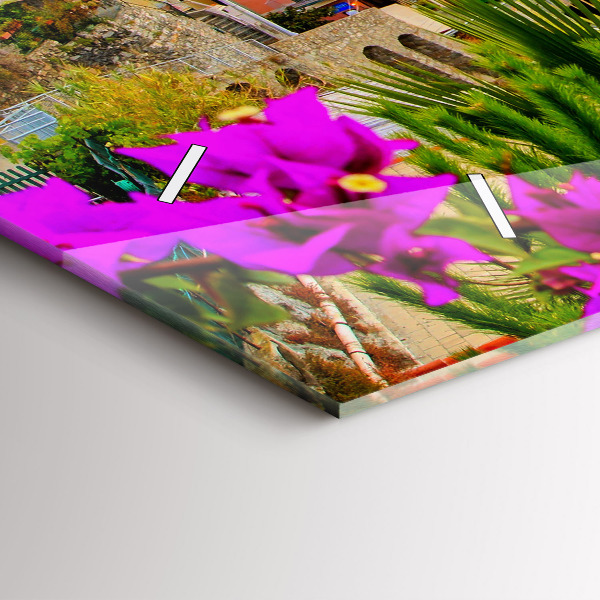 Horloge rectangulaire horizontale Côte des Cinque Terre