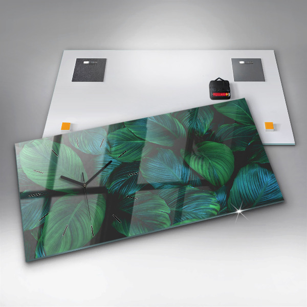 Horloge murale horizontale La nature laisse