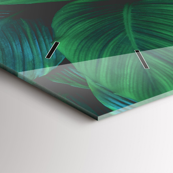 Horloge murale horizontale La nature laisse