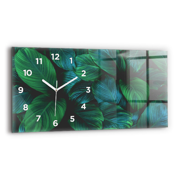 Horloge murale horizontale La nature laisse