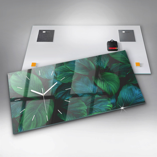Horloge murale horizontale La nature laisse