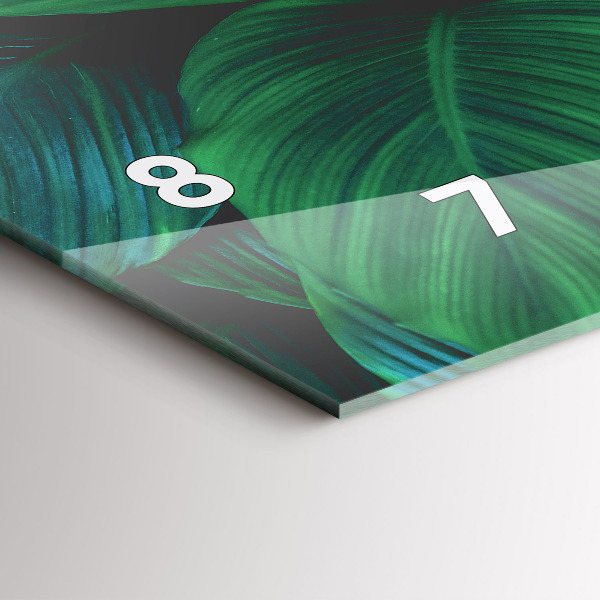 Horloge murale horizontale La nature laisse