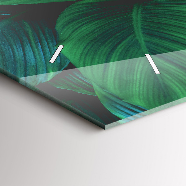 Horloge murale horizontale La nature laisse