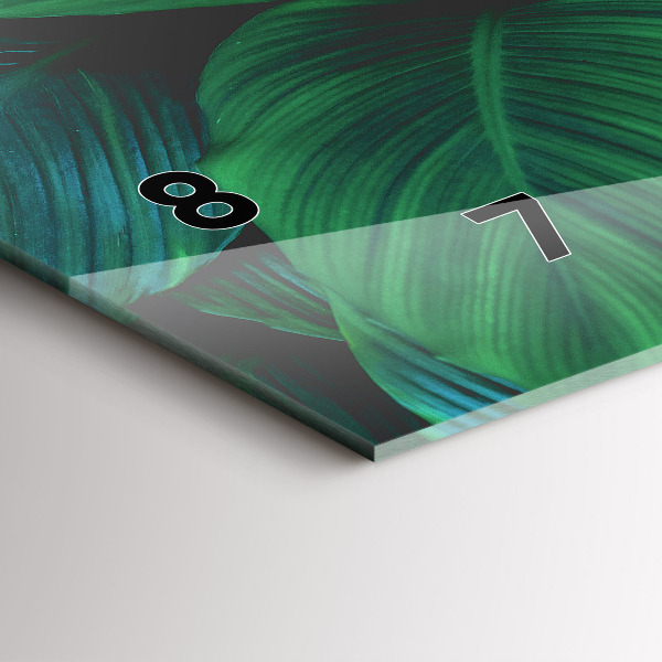 Horloge murale horizontale La nature laisse