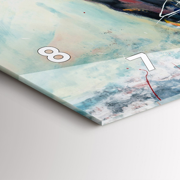 Horloge murale horizontale Illustration de chevaux au galop