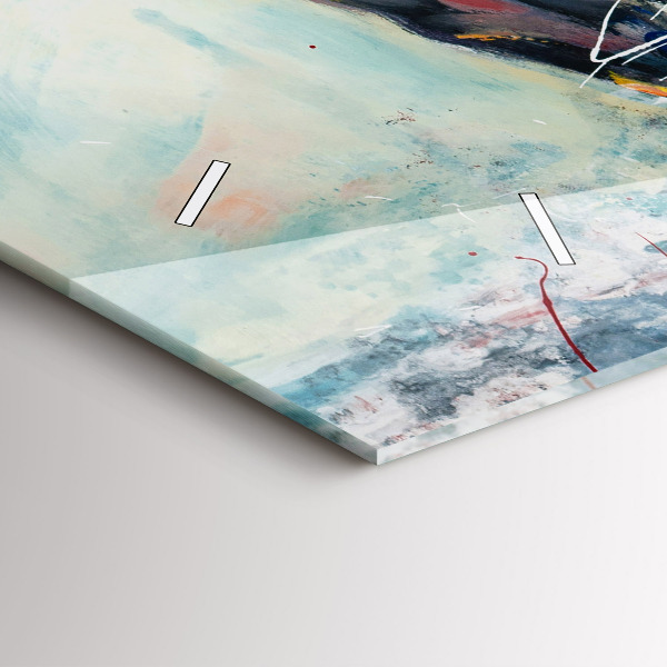 Horloge murale horizontale Illustration de chevaux au galop