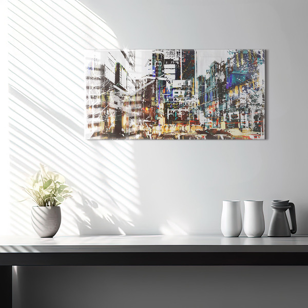 Horloge rectangulaire horizontale La ville de New York