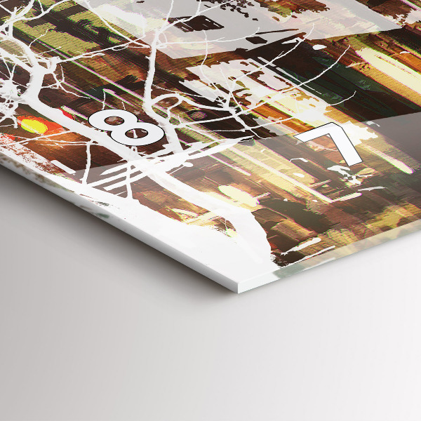 Horloge rectangulaire horizontale La ville de New York