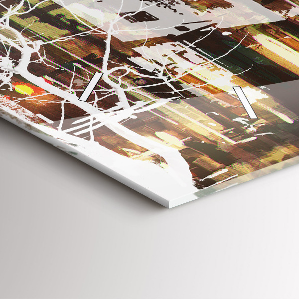 Horloge rectangulaire horizontale La ville de New York