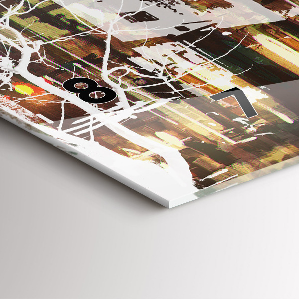 Horloge rectangulaire horizontale La ville de New York