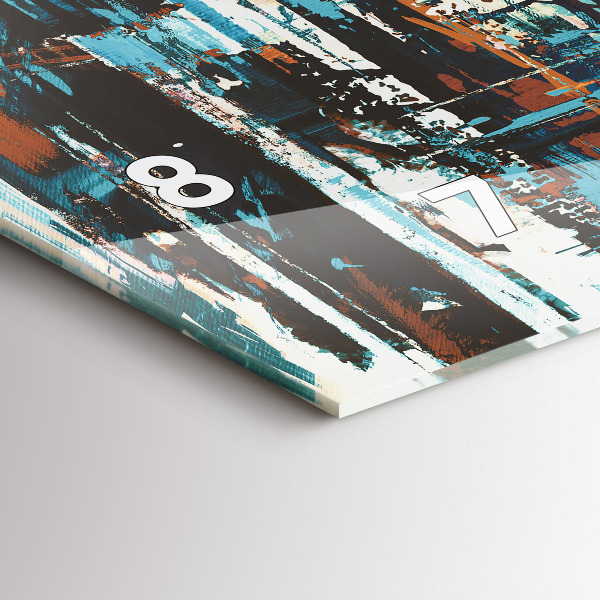 Horloge rectangulaire horizontale Art de rue