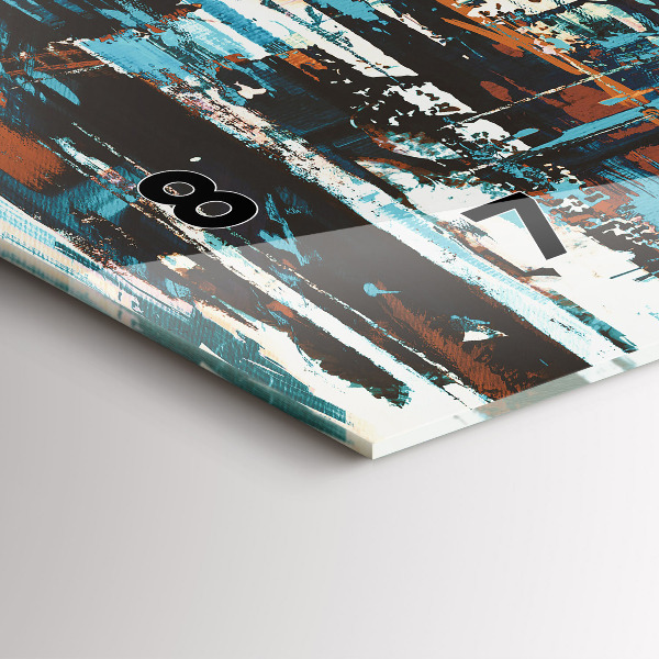 Horloge rectangulaire horizontale Art de rue