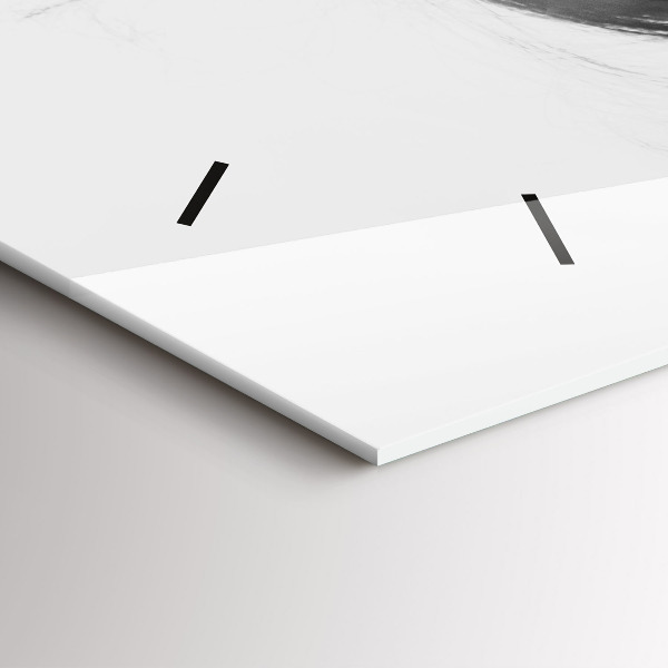 Horloge rectangulaire horizontale Sensibilité de la pensée humaine