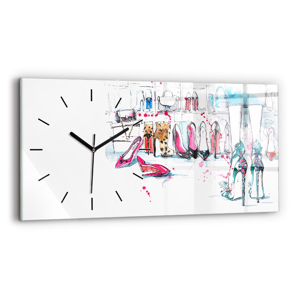 Horloge rectangulaire horizontale 'L''élément de la féminité'