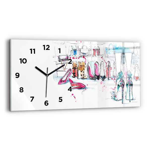 Horloge rectangulaire horizontale 'L''élément de la féminité'
