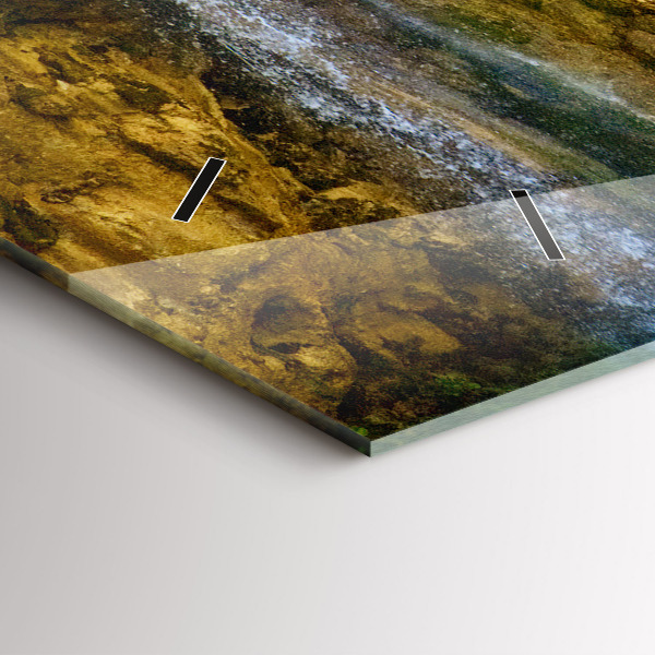 Horloge rectangulaire horizontale Paysage de la lagune