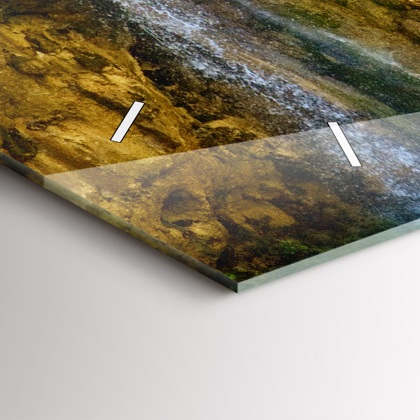 Horloge rectangulaire horizontale Paysage de la lagune