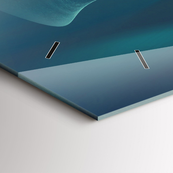 Horloge rectangulaire horizontale 'Image d''un aigle en vol'