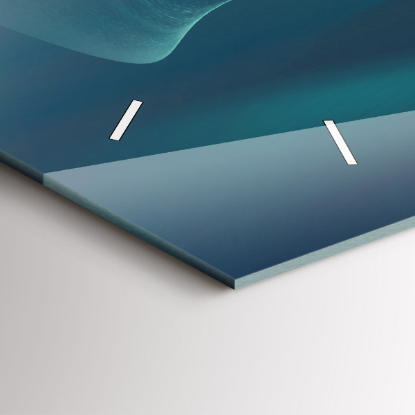 Horloge rectangulaire horizontale 'Image d''un aigle en vol'