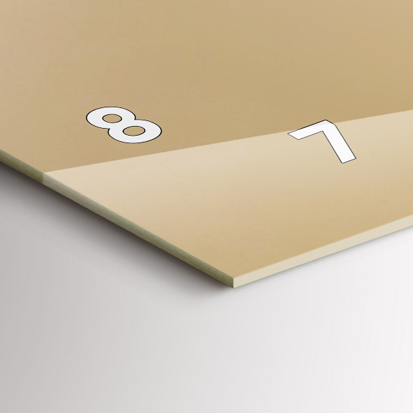 Horloge rectangulaire horizontale Hibou - un signe de sagesse