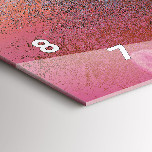 Horloge rectangulaire horizontale Cyberespace