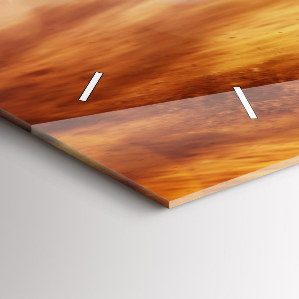 Horloge rectangulaire horizontale Motocross Enduro