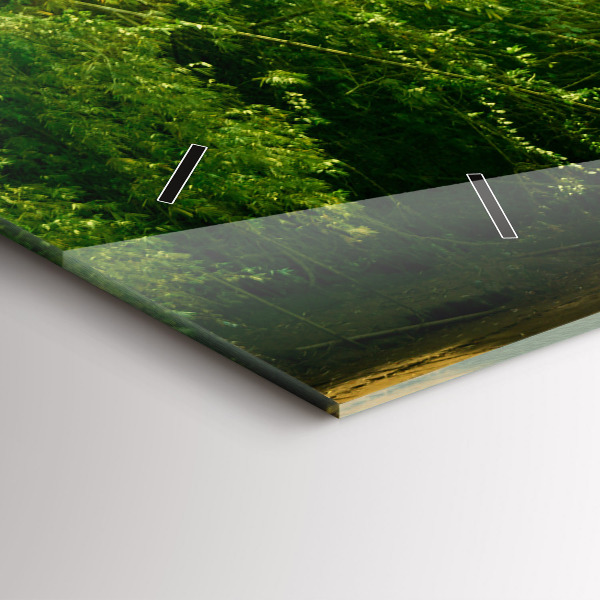 Horloge rectangulaire horizontale Nature paisible