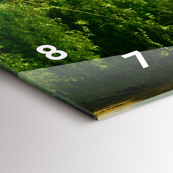 Horloge rectangulaire horizontale Nature paisible