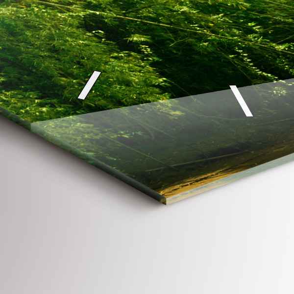 Horloge rectangulaire horizontale Nature paisible