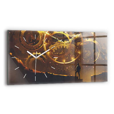 Horloge rectangulaire horizontale Temps – Mécanisme