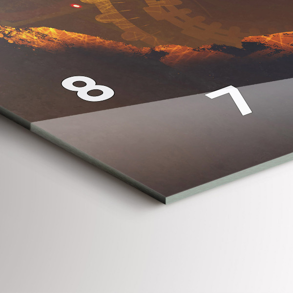 Horloge rectangulaire horizontale Temps – Mécanisme