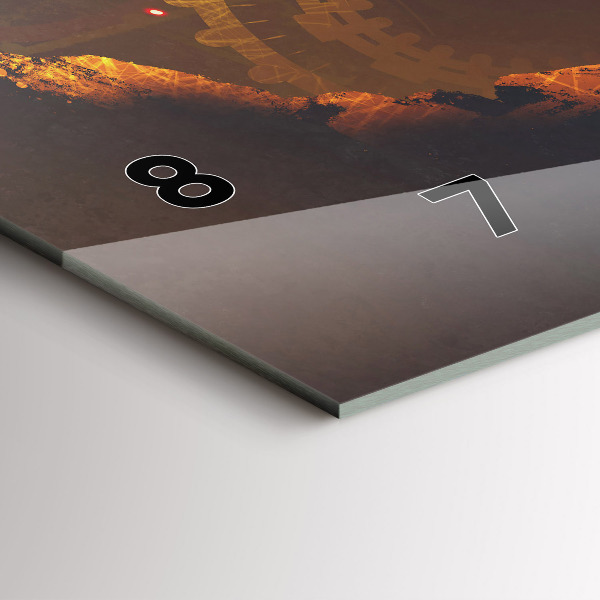 Horloge rectangulaire horizontale Temps – Mécanisme