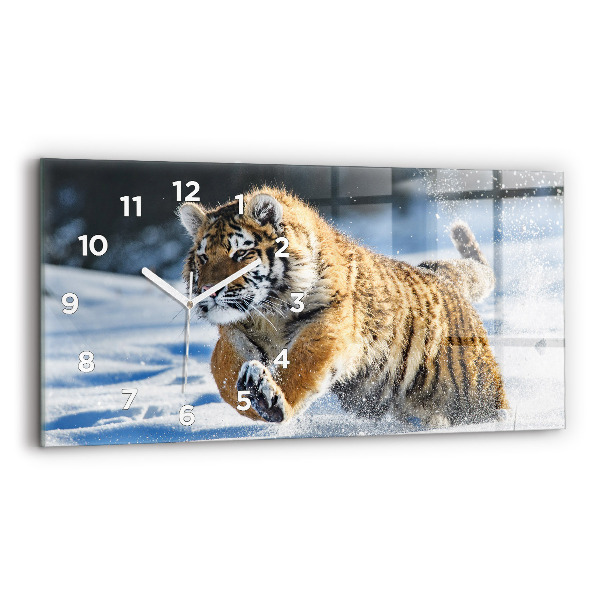 Horloge rectangulaire horizontale Un pas courageux en avant