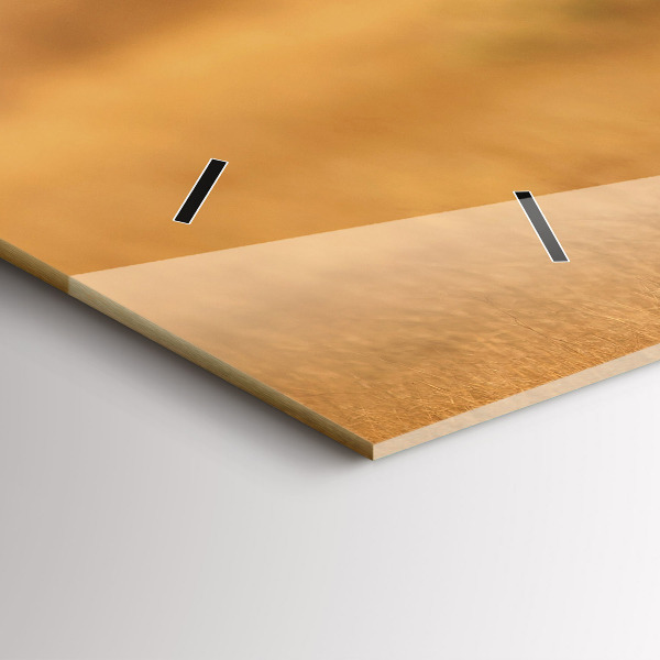 Horloge rectangulaire horizontale Chasse au tigre