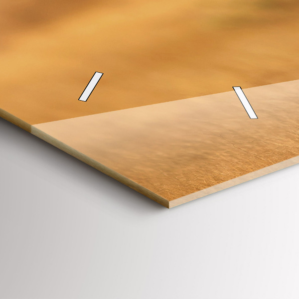 Horloge rectangulaire horizontale Chasse au tigre