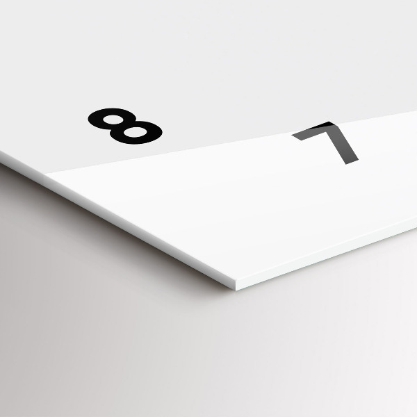 Horloge rectangulaire horizontale Derniers jours de vacances mode